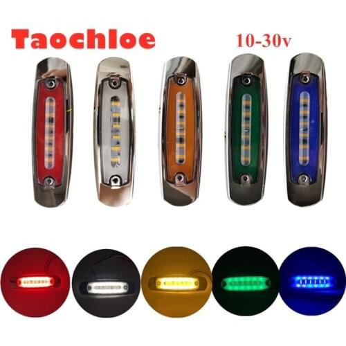 10pcs Dynamic 12V 24V 18LED Car Bus Side Marker Lights Truck Signal Lamp Indicator Flowing Trailer lamp Lorry clearance Light