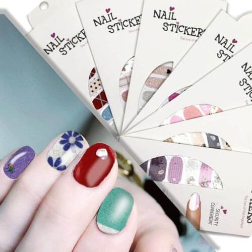 10 stylish sexy girls nail art glamour DIY watermark decal nail art stickers new polish foil slider decorative art