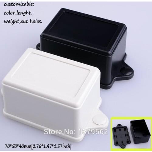 [2 colors] 70*50*40mm abs project box ip55 waterproof wall-mounted plastic enclosure diy PLC housing pcb junction control box