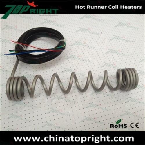 4*4mm spring hot runner coil heater