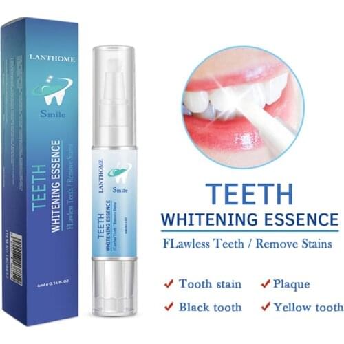 4ML Teeth Whitening Pen White Instant Teeth Clean Teeth Remove Stains Whitening Gel Tooth Cleaning Pen Brush