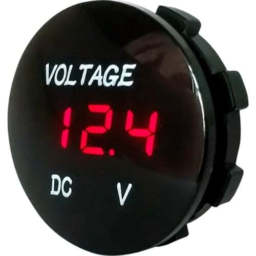 Car Motorcycle DC5V-48V LED Panel Digital Voltage Meter Display Voltmeter Type2