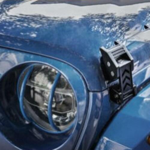 Black Hood Latch Locking Catch Buckle for Wrangler JK JL W/Accessories