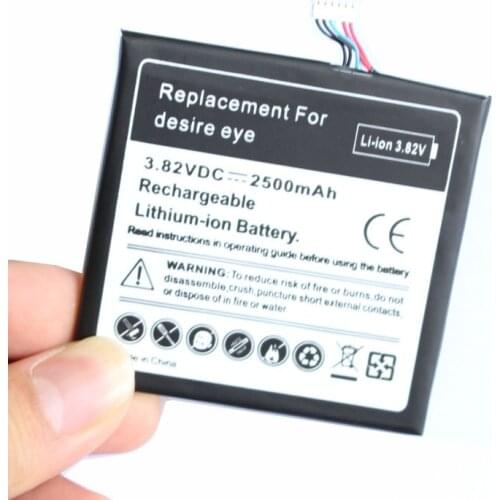 Ciszean 10pcs/lot 2500mAh B0PFH100 / BOPFH100 3.82VDC Replacement Li-Polymer Battery For HTC Desire Eye 4G M910X M910n