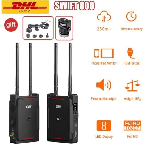 CVW SWIFT 800 800ft Wireless Video Transmission System Support Smartphone Monitor HDMI HD image Wireless Transmitter Receiver
