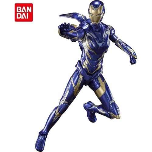 Bandai Tamashii Nations Marvel The Avengers Endgame Virginia Pepper Potts Mk49 Ironman 14 Cm Shf Action Figure Model Kids Toys