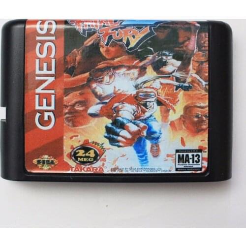 Hottest Fatal Fury 2 16 bit MD Game Card For Sega Mega Drive For Genesis