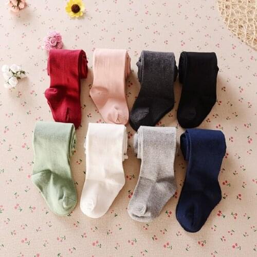 2019 Baby Girls Pantyhose Children Leggings Solid Kids Boots Pants Pantynose Leg Warmers Toddler Girl Dance Trouser Sock
