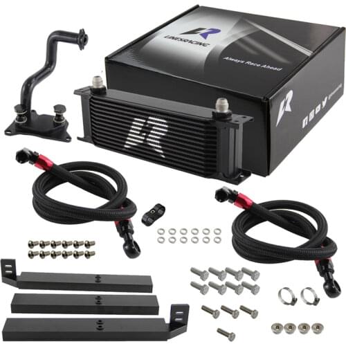 13 Rows AN8 Oil Cooler Kit Fits VW Golf MK7 GTI Engine EA-888III