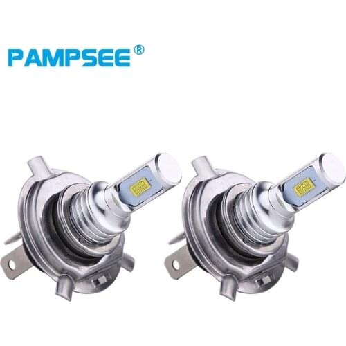 PAMPSEE H4 LED H7 H11 H1 H3 9005 HB3 9006 HB4 H8 H9 LED Car Headlight Bulbs 80W 9000LM 6000K 8000K 3000K Auto 12V CSP Led Lights