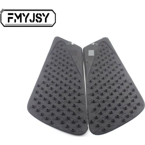 For Black Motorcycle Sticker Tank Traction Pad Side Gas Fuel Knee Grip Protector Decal for Ducati 848 1098 1198 Pegatinas Moto