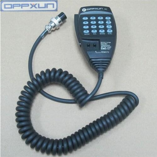 OPPXUN Hand microphone for ALINCO EMS-57 for Radio Walkie Talkie Alinco DR135 DR235 DR425 DR635 DR435 DR06T radios