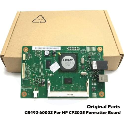 Original New For HP Color LaserJet CP2025 CP2025N 2025 Logic Formatter Board CB492-60002 CB492-60001