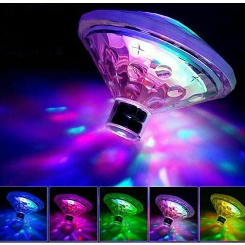 Swimming Pool Led Floating Light Floating Bathtub Light RGB Color Shower Light Lazy Hot Spring Disco Light