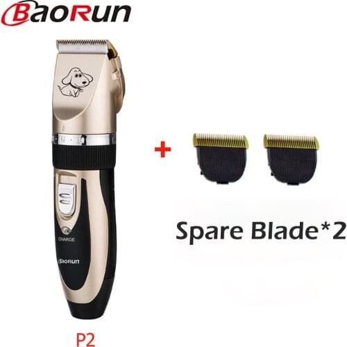 Baorun Dog Clippers Professional Pet Cat Grooming Trimmer Kit Yorkshire Haircut Machine Pets Shaver For Animal Clippers P2 P3
