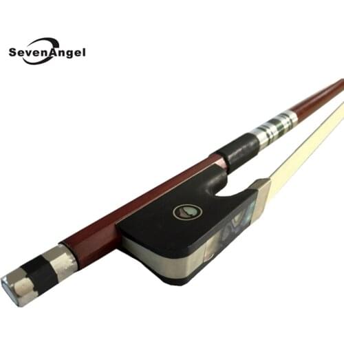 Handmade High Grade Cello Bow 4/4 3/4 Brazil Wood Ebony frog Colored Shell White Horse Hair Violincello Bow parts accessoire