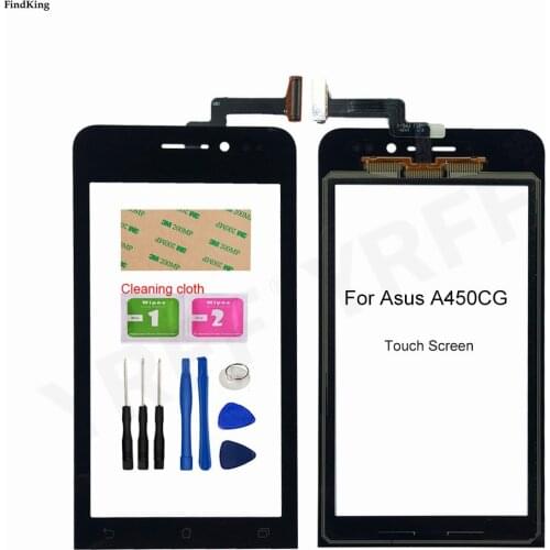 4.5 inches Touch Screen For Asus Zenfone 4 A450CG Touch Screen Digitizer Sensor Front Outer Glass Lens Replacement Part