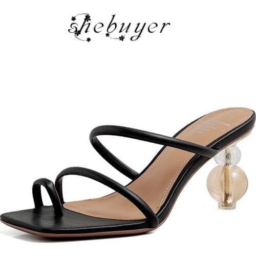 SHEBUYER Women's Open Toe Shoes