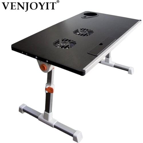 Multi Functional Ergonomic Mobile Laptop Table Stand For Bed Portable Sofa Laptop Table Foldable Notebook Desk For Students