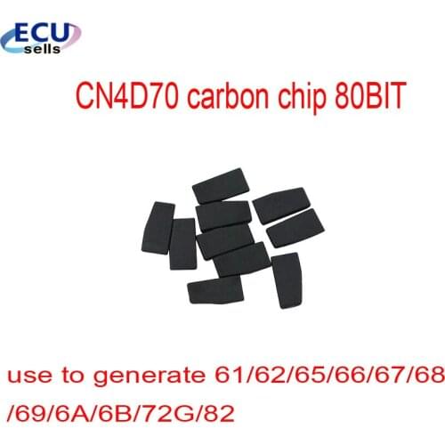 10PCS X CN4D70 carbon chip 80BIT to generate 61/62/65/66/67/68/69/6A/6B/72G/82