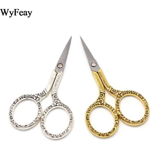 Vintage Scissors Sewing Tailor Handicraft Embroidery Scissors Zigzag Fabric Retro Classic Antique Needlework Sewing Tools Shears