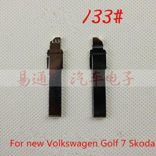 Top Quality NO. 133 Key Blade For new Volkswagen Golf 7 Skoda Flip Key Blade, Car Blank Key Blade