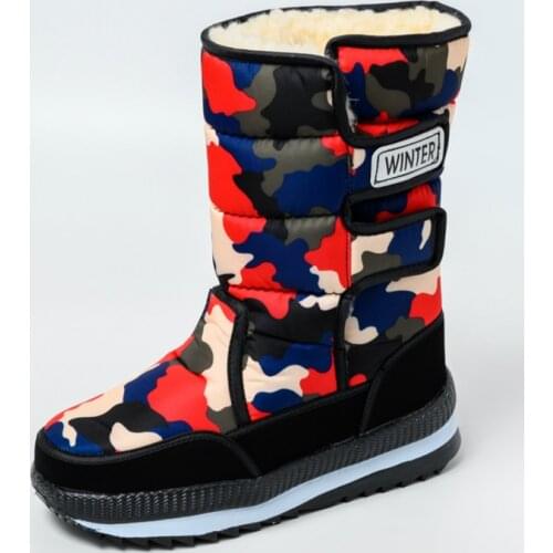 Winter Snow Boots Women Shoes Thick Increased 2020 Winter New Men Warm Comfortable Casual Boots Waterproof Ultralight Footwear