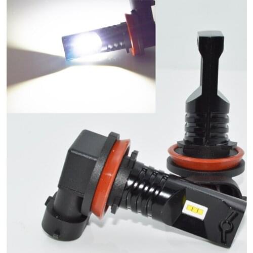 1pair Super Bright H11 H8 LED Car fog Lamp led Car H11 Bulb Auto lights car led bulbs Car Light Source DC 12V 6000K