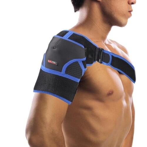 1Pc G06 Shoulder Support Breathable Right Left Applicable Pain Relief Adjustable Neoprene Shoulder Support Brace for Sprains