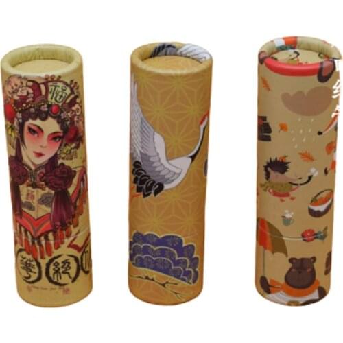12.1mm Cosmetic Container Empty Kraft Paper Lipstick Tube Round Papery Lip Balm Tube Refillable Bottle Lip Balm Tubes 40pcs