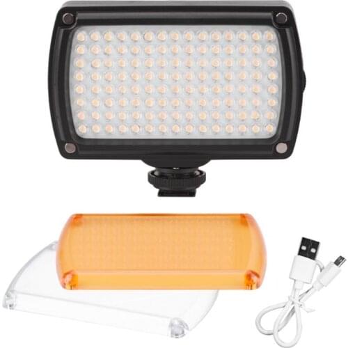 120 LEDs Lamp Video Fill Lgiht L-shaped Bracket Tripod for DJI Os-mo Mobile 2/3 Q81F