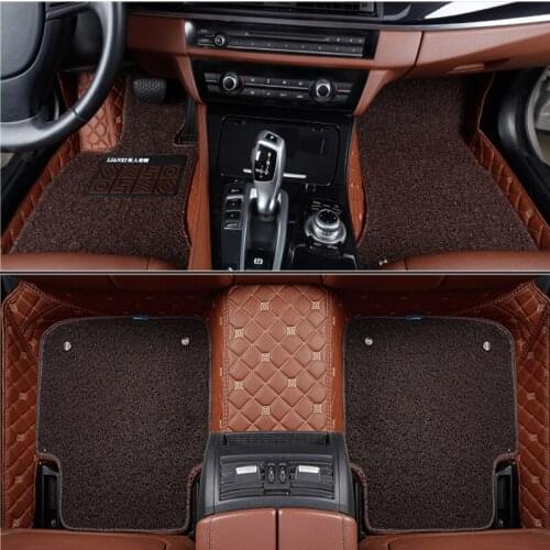 Custom car floor mats for BMW e30 e34 e36 e39 e46 e60 e90 f10 f30 x1 x3 x4 x5 x6 1/2/3/4/5/6/7 car accessories styling foot mat