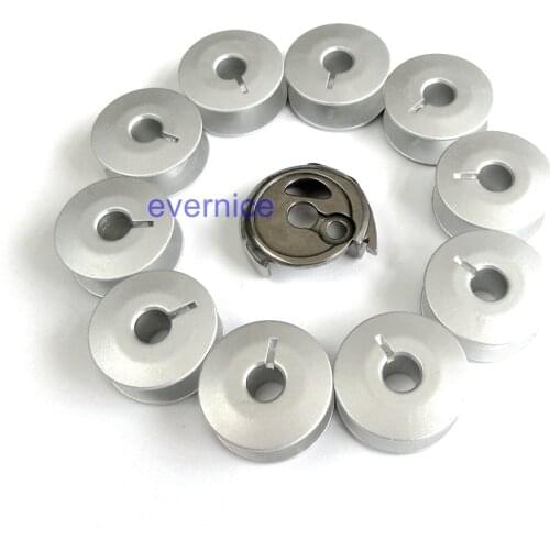 Bobbin Case Cap +10 Bobbins For Golden Wheel Cs-831,832,861,862,8810,8820