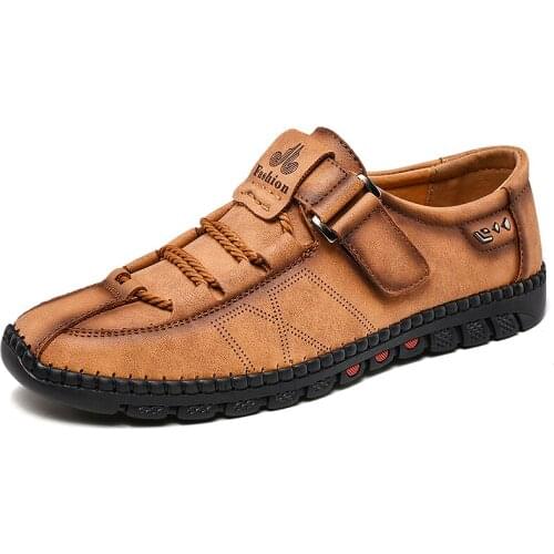 Size 47 Cow Split Leather shoes Men Loafers Handmade Casual leather shoes Autumn Men Driving Shoes Moccasins zapatos de hombre