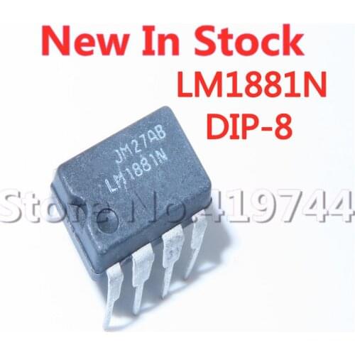 5PCS/LOT 100% Quality LM1881N LM1881 DIP-8 Smart car camera video separation chip In Stock New Original