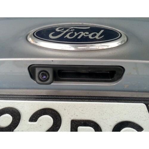 Sonyccd Car rear view camera For Ford focus 2012 2013 For focus 2 focus 3 Trunk handle camera color Night vision waterproof led