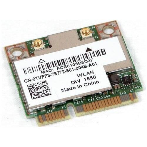 Card for Dell TVFF3 DW1550 Broadcom BCM94352HMB BCM94352 802.11ac Wireless Bluetooth 4.0 Mini PCI-E Card