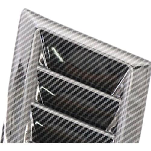 Set of 2 Vehicle Hood Vent Scoop Cold Air Fitment Modified Compatible for Ford