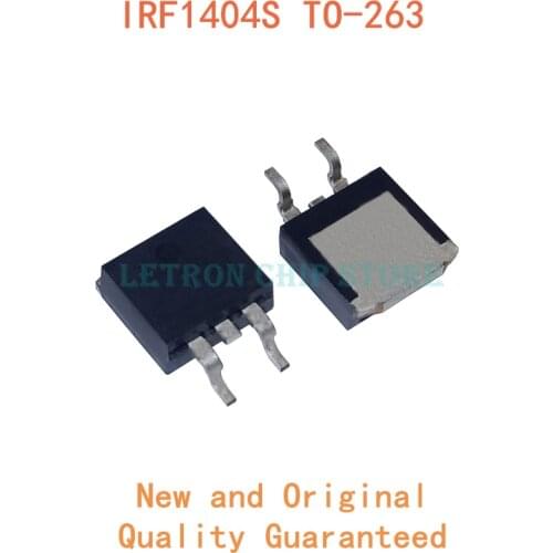 10PCS IRF1404STRLPBF TO-263 IRF1404S TO263 F1404S IRF1404 D2PAK 162A 40V SMD MOSFET new and original IC Chipset