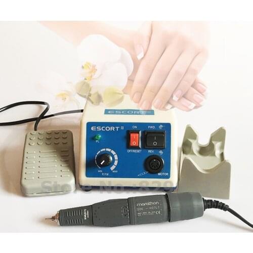 High Quality Saeyang ESCORT-III + H37L1 35K RPM Marathon Micromotor Handpiece Dremel for Lab, carve wood, bones, Jewelry & Watch