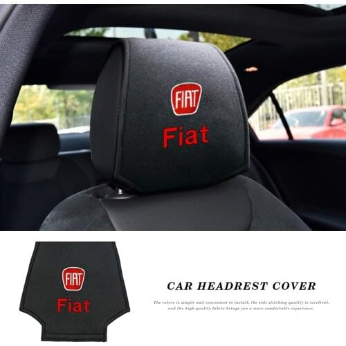 1/2PCS Auto Seat Neck Pillow Protection Safety Auto Headrest For FIAT Panda Bravo Punto Linea Croma 500 595 Ducato Accessories