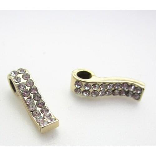 20pcs/lot Crystal Whistle Charm Dangle Charms DIY Bracelets Hanging Floating Charms Jewelry Accessories