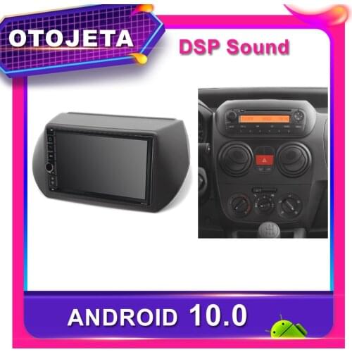 Frame android 10.0 car dvd player for Citroen Nemo car radio Peugeot bipper Car GPS Fiat Fiorino multimedia NAVI tape recorder
