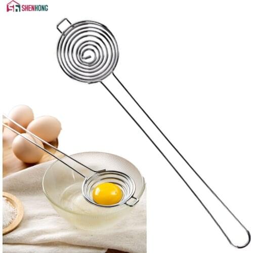SHENHONG New Egg white Separator Yolk Separator Egg Divider Eggs Stainless Steel Food Grade Material Kitchen Tool