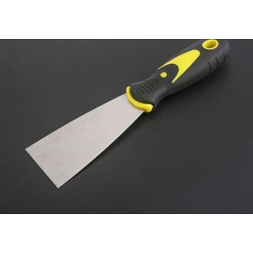 Stainless steel putty knife 1,2,3,4,5 inch Plastic handle plastering trowel Wall Scraper Shovel Flooring Tile Construction Tool