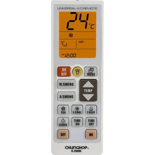 Universal Air Conditioner Remote Control For Samsung LG Gree Daikin Panasonic Saijo Sanyo Toshiba Aux With LED Light Chunghop