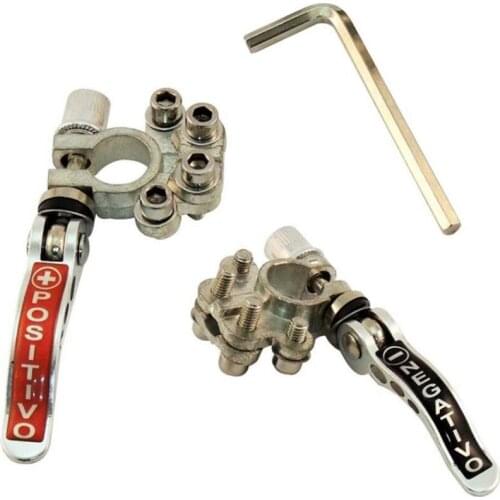 12v 6v 24v Toolless Quick Disconnect Battery Main Cable Post Terminal Shut-off Connectors Parts Boat Race Car UTV Tractor Truck