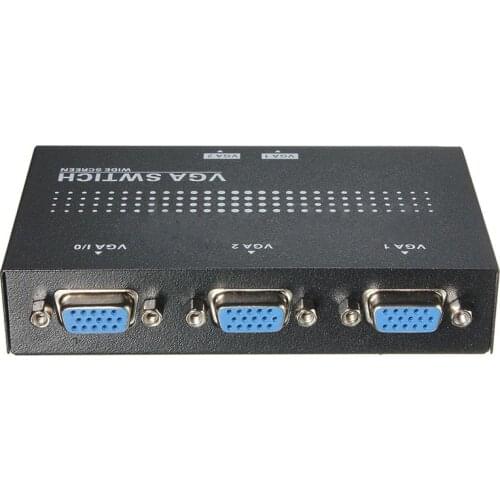 2 In 1 Out VGA VGA 2 PORTE a monitor two sources MANUAL SWITCH SPLITTER