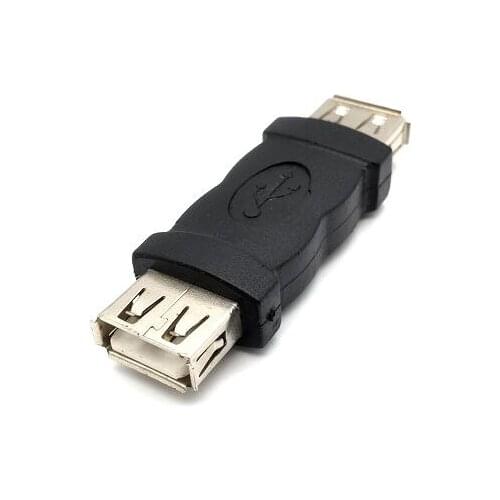 50pcs USB Female to USB Female Connector Adapter Extension Adapter Converter Free Shipping Wholesale