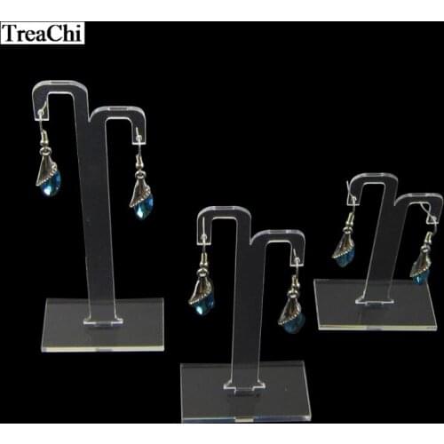 Acrylic Earrings Display Frame Jewelry Display Frame 3 Sets of Transparent Earring Frame Jewelry Display Frame Earring Holder